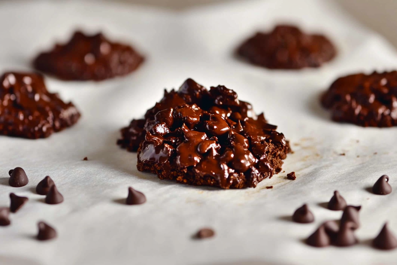 Rochers au chocolat noir
