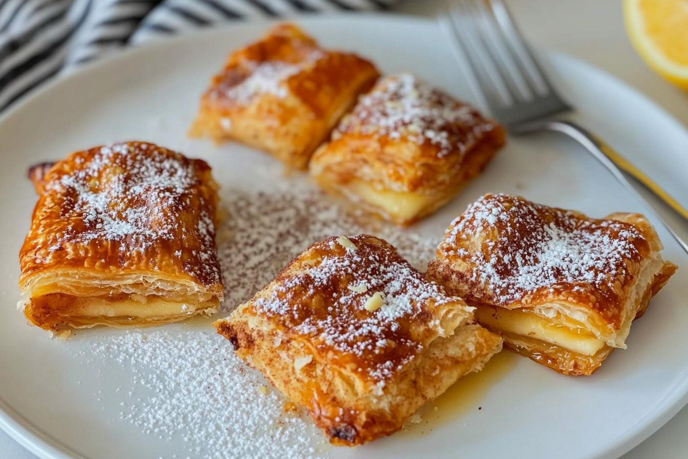 Sacs de feuilleté aux pommes