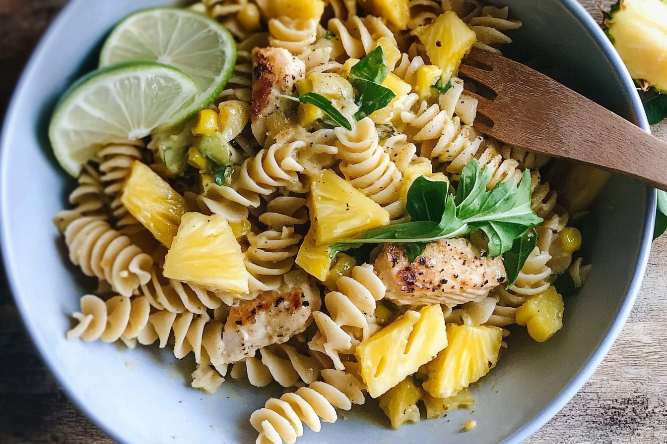 Salade de pâtes au poulet