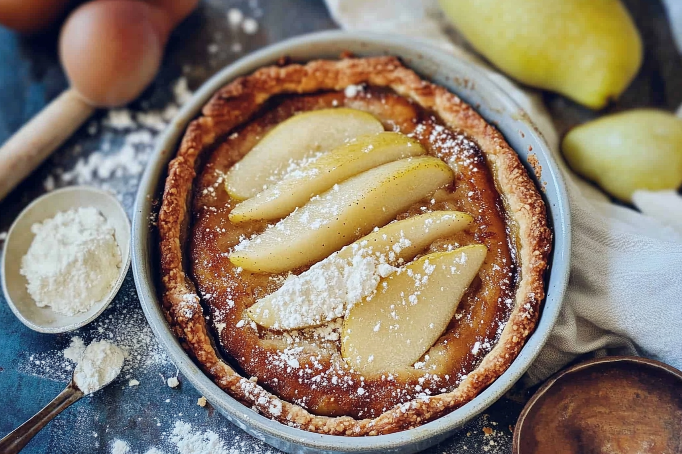 Tarte aux poires