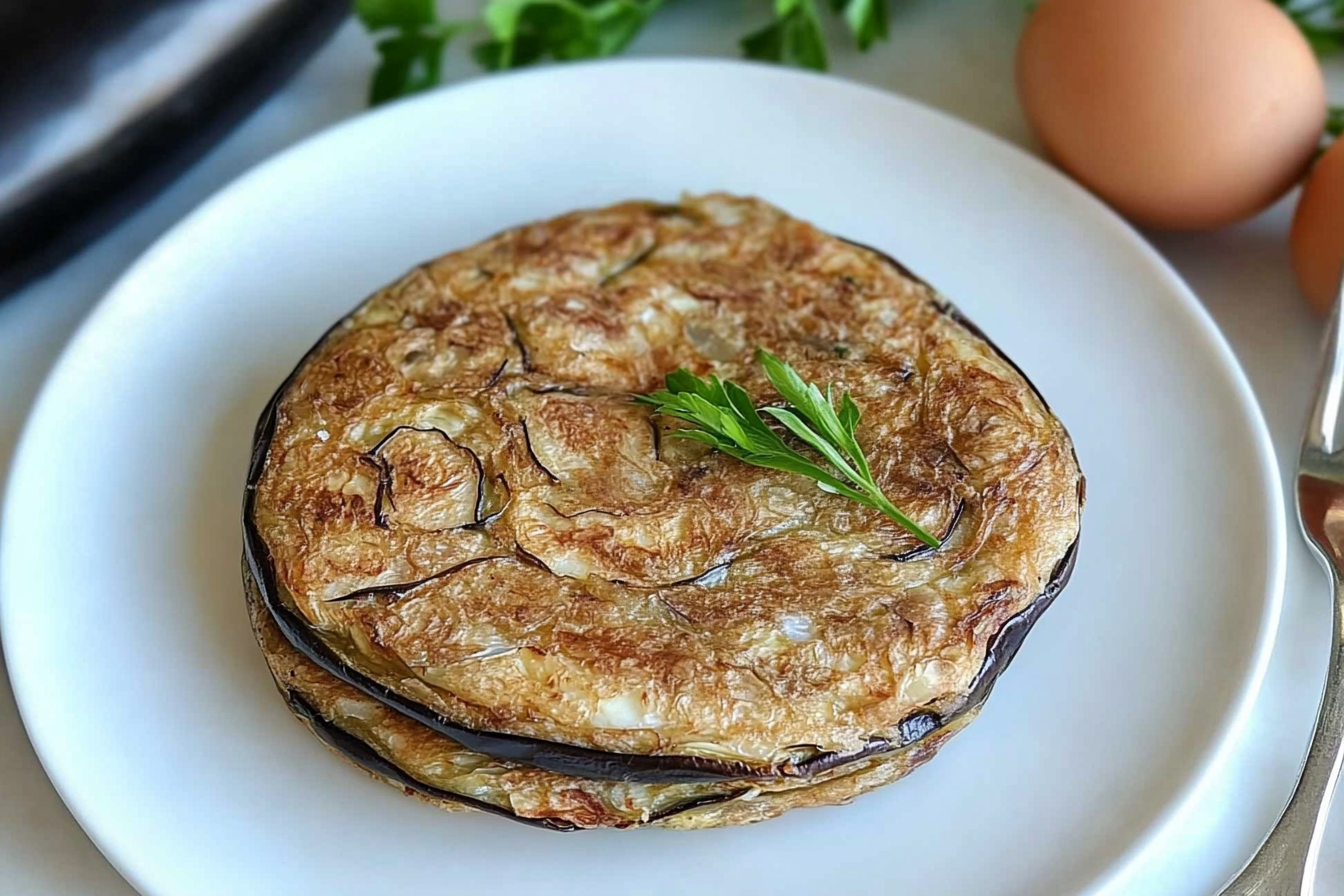 Tortilla aux aubergines