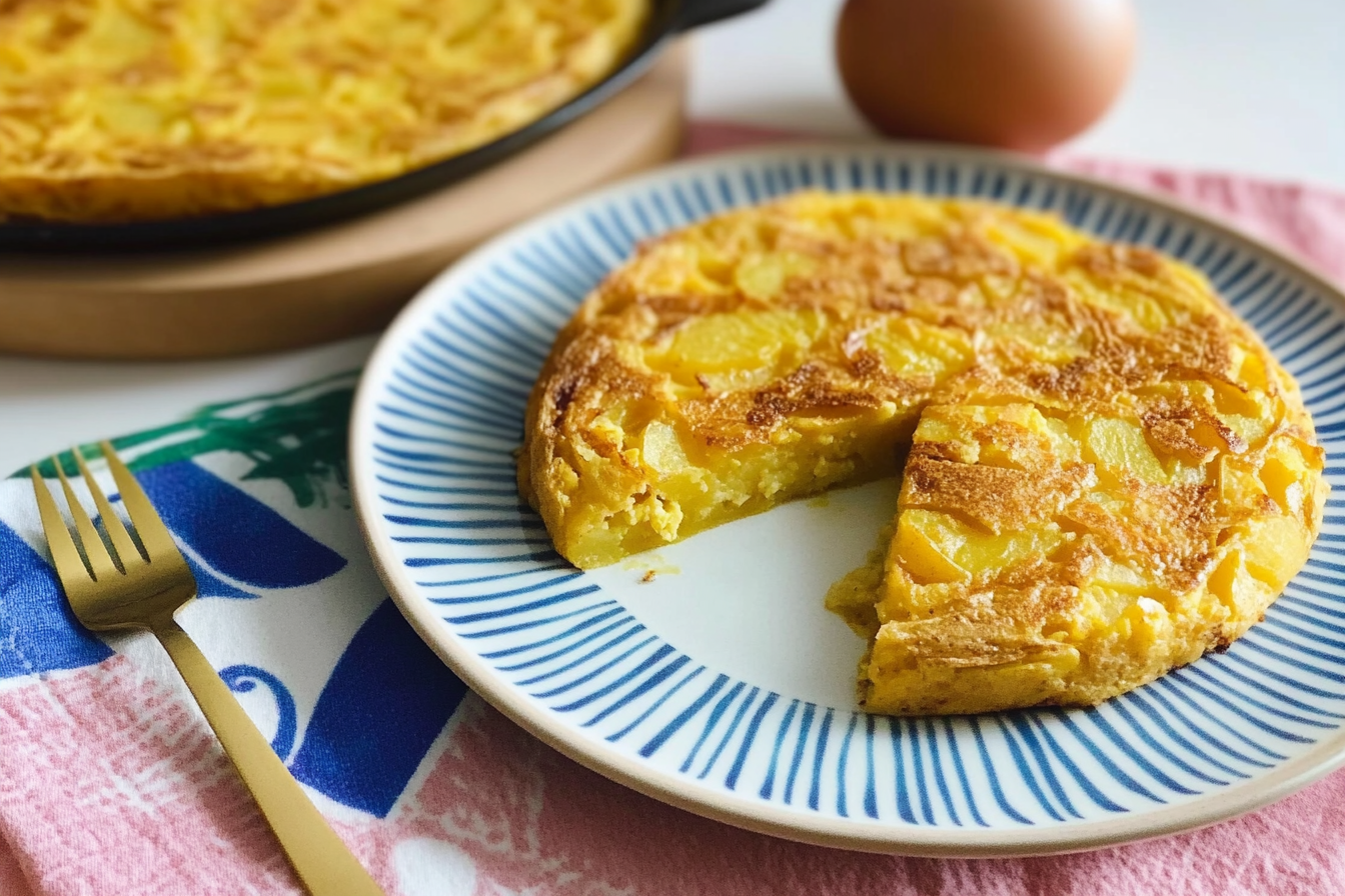 Tortilla de patata et calabaza