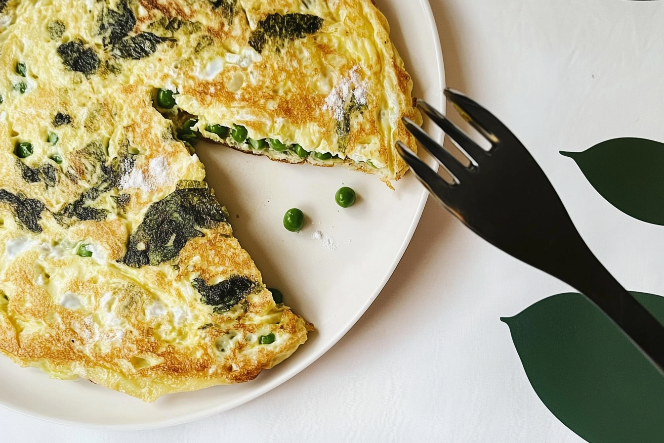 Tortilla de petits pois