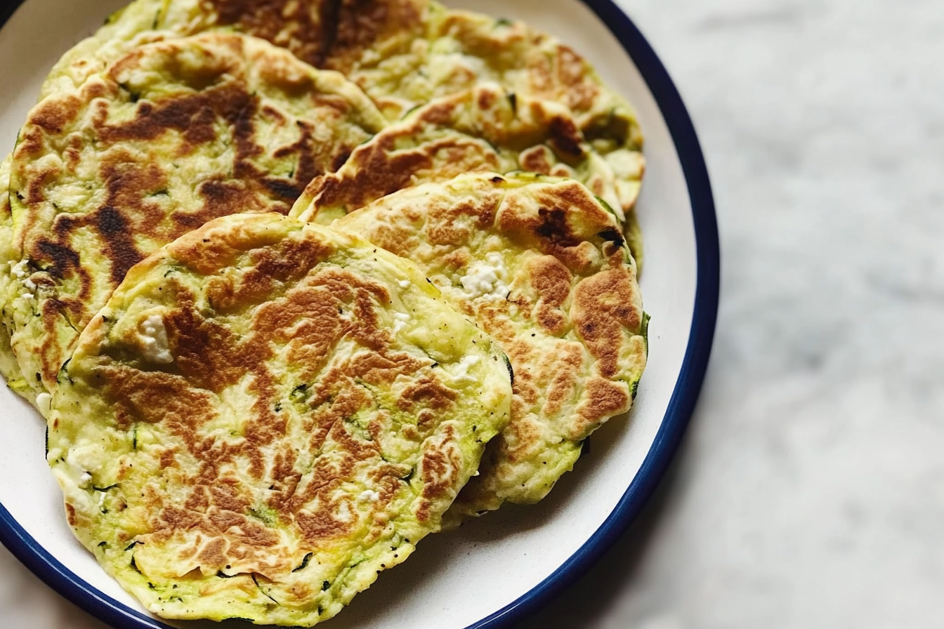 Tortillas de courgette et feta