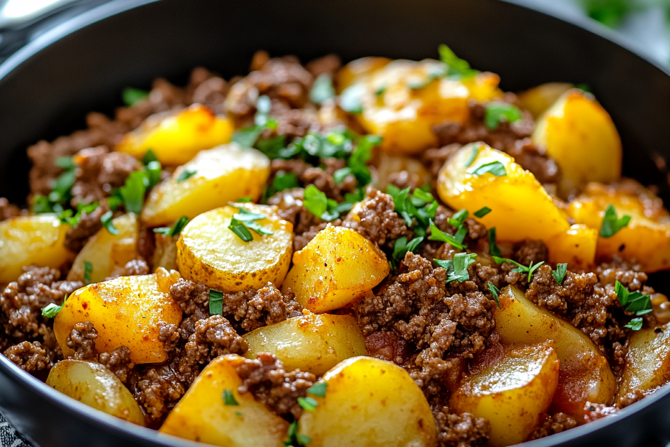 Boeuf haché aux pommes de terre