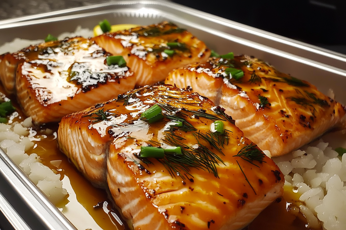 Saumon en croûte de moutarde