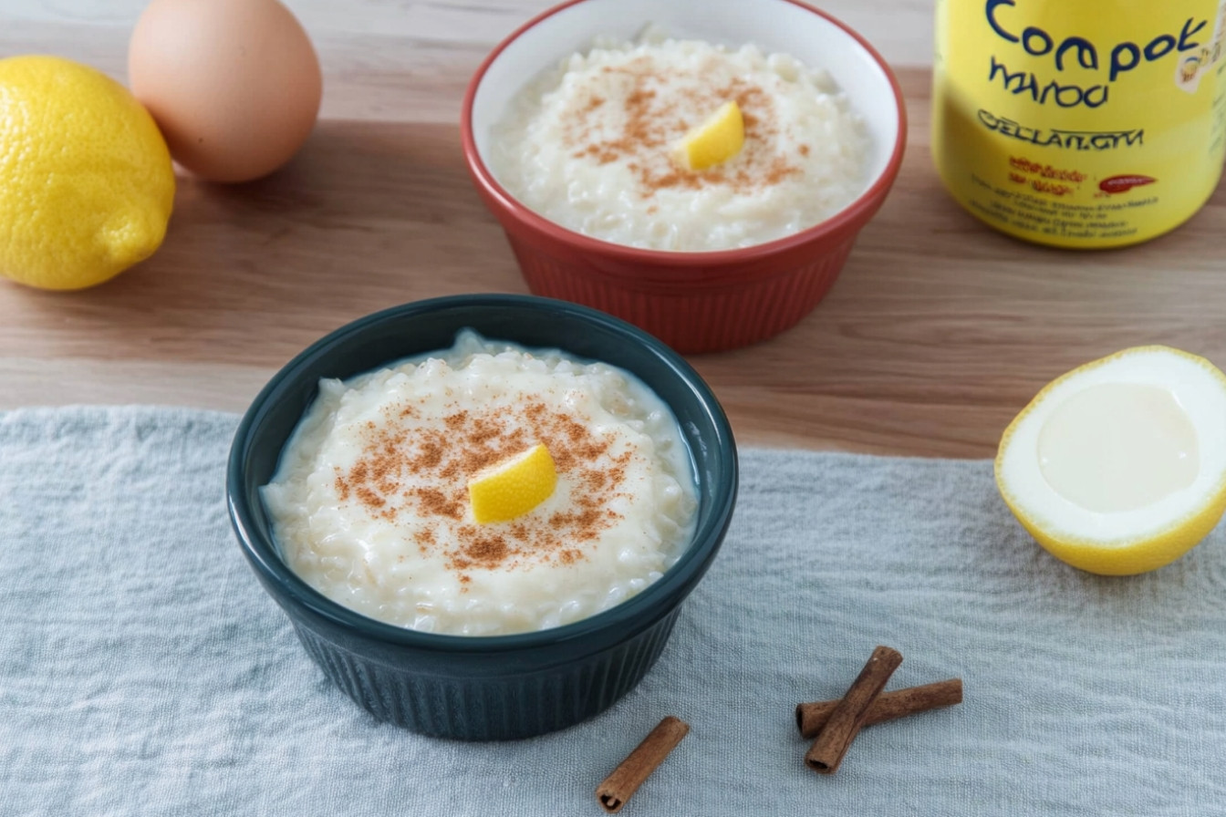 Arroz con leche crémeux