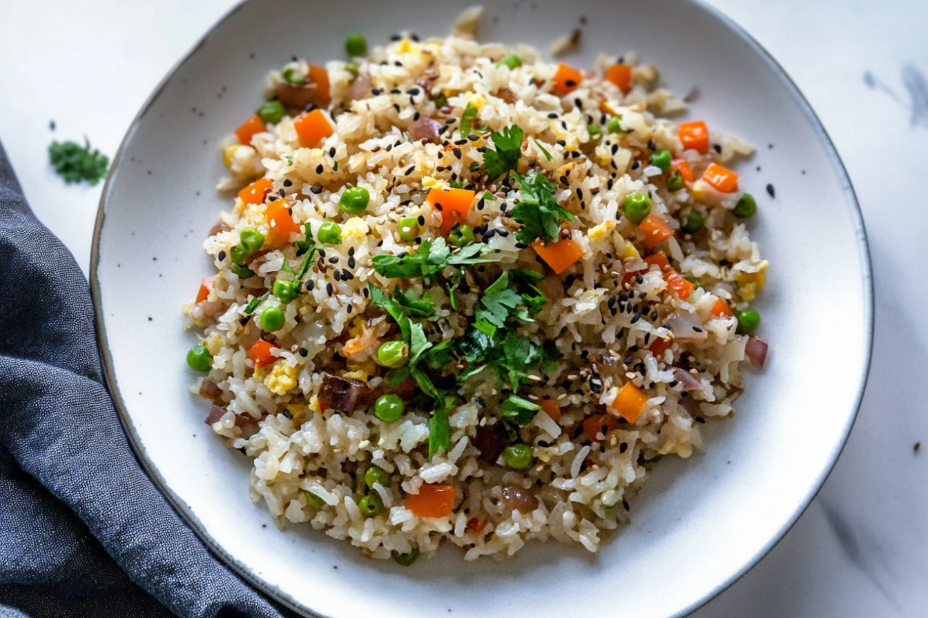 Arroz sauté aux œufs