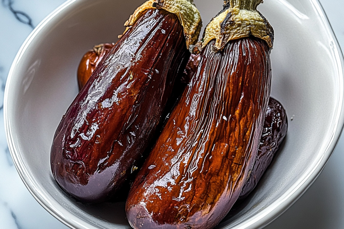 Aubergines rôties au four airfryer