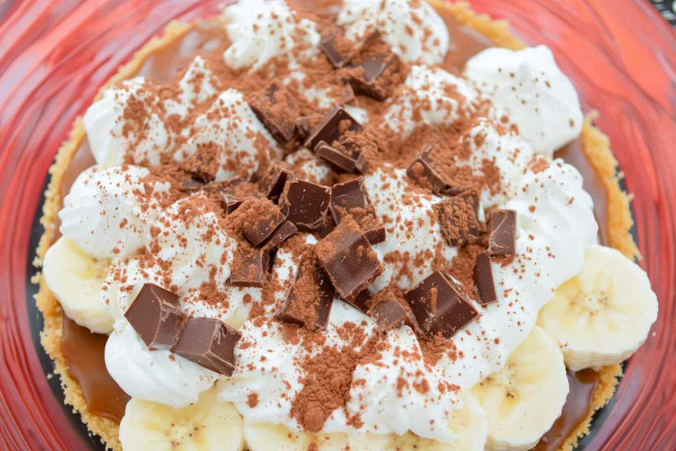 Banoffee pie au caramel et banane