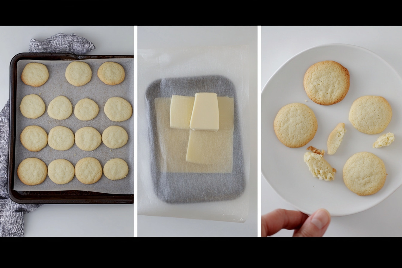 Biscuits au fromage et vanille