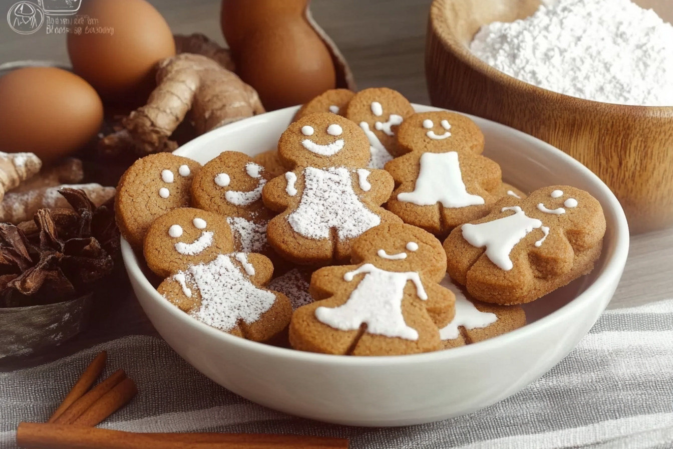 Biscuits au gingembre et à la cannelle