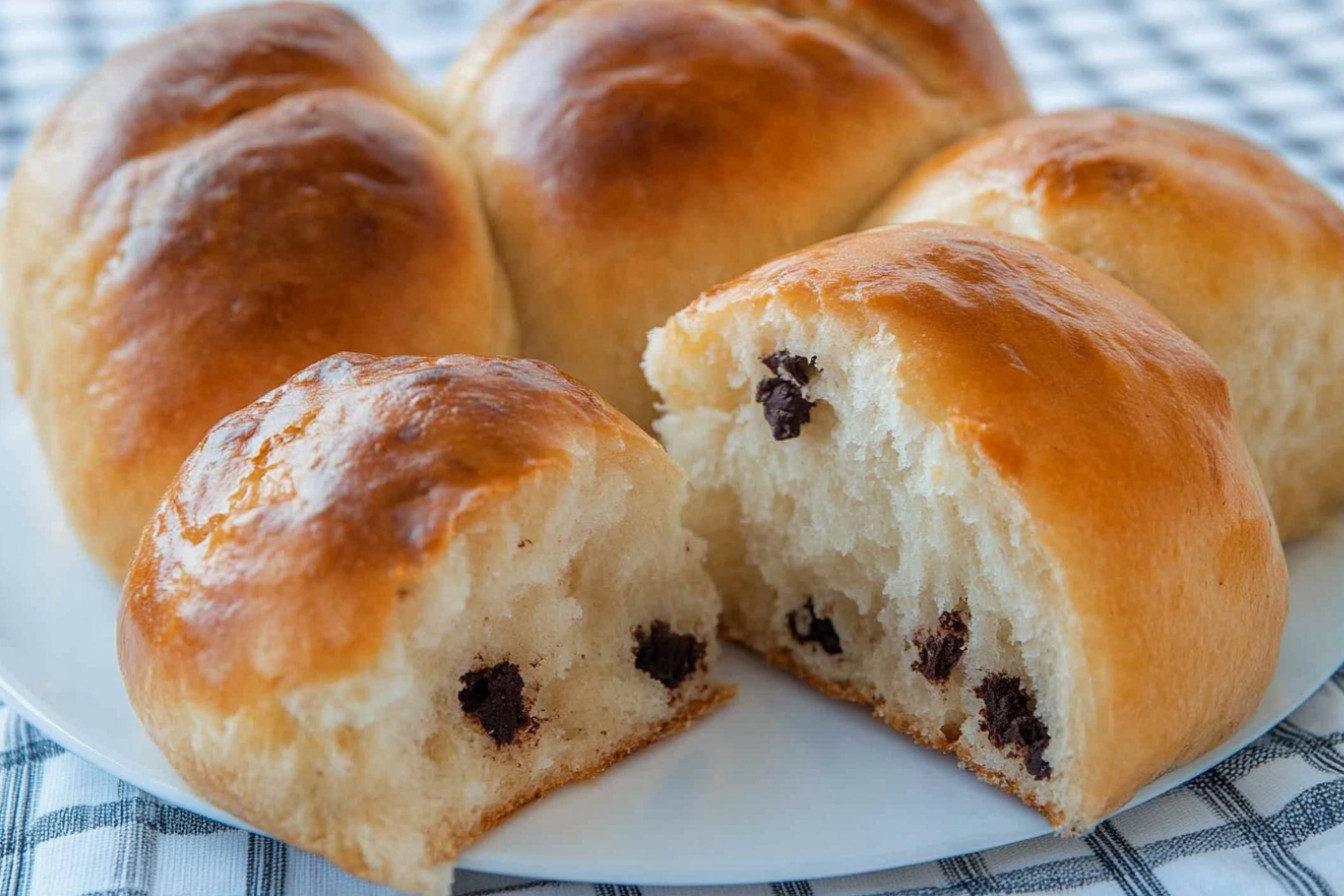 Bollitos de leche chocolatés
