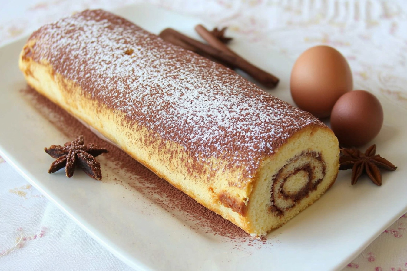Brazo de gitano aux châtaignes