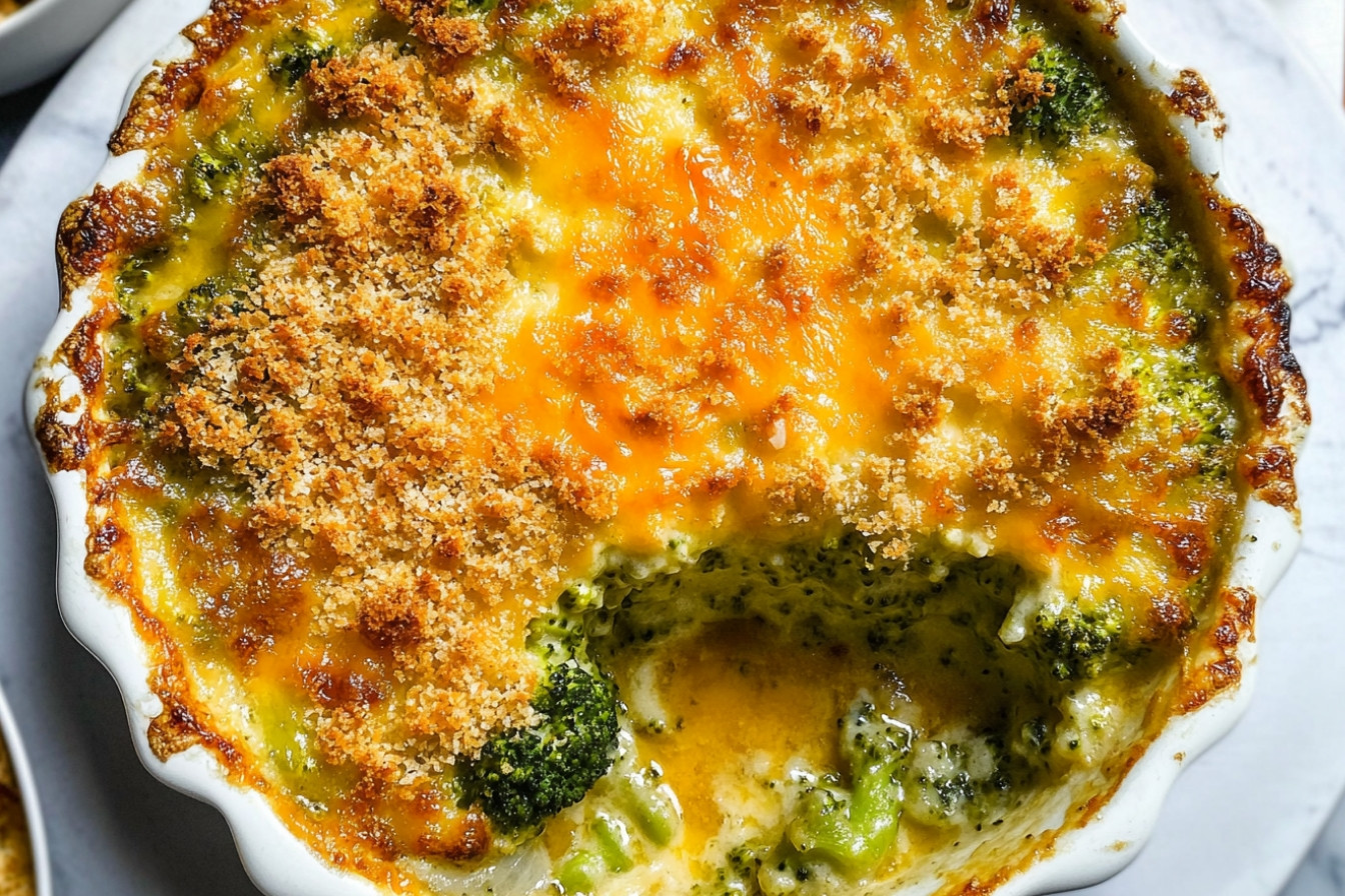Brocoli gratiné au fromage