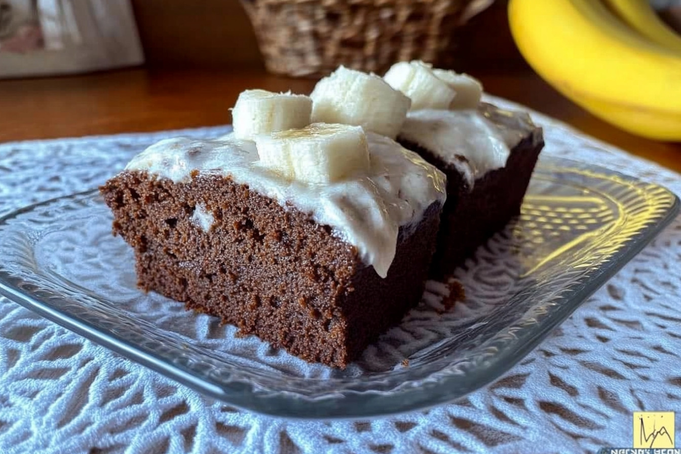 Budin d'algarroba et banane