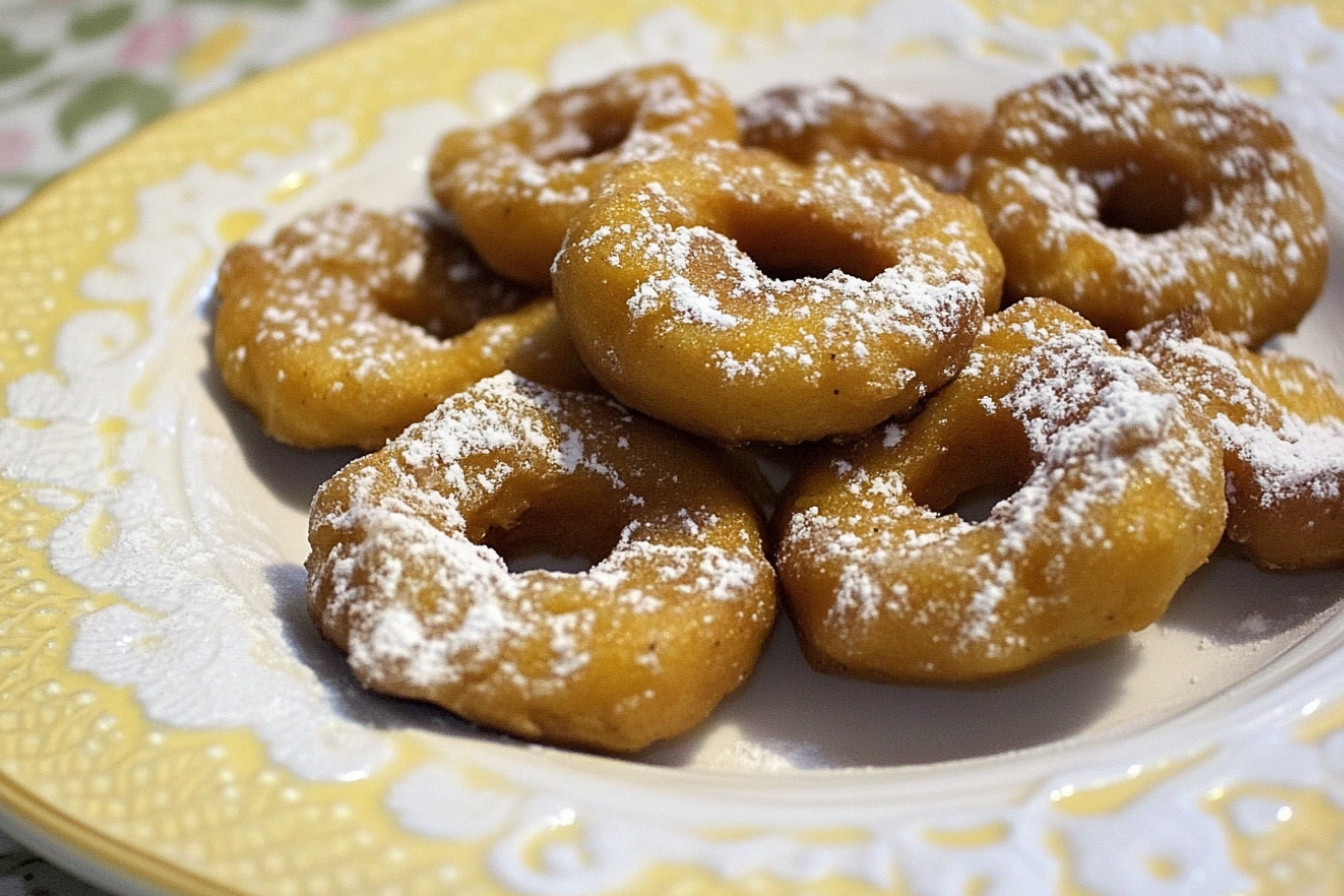 Bunuelos de boniato de Menorca