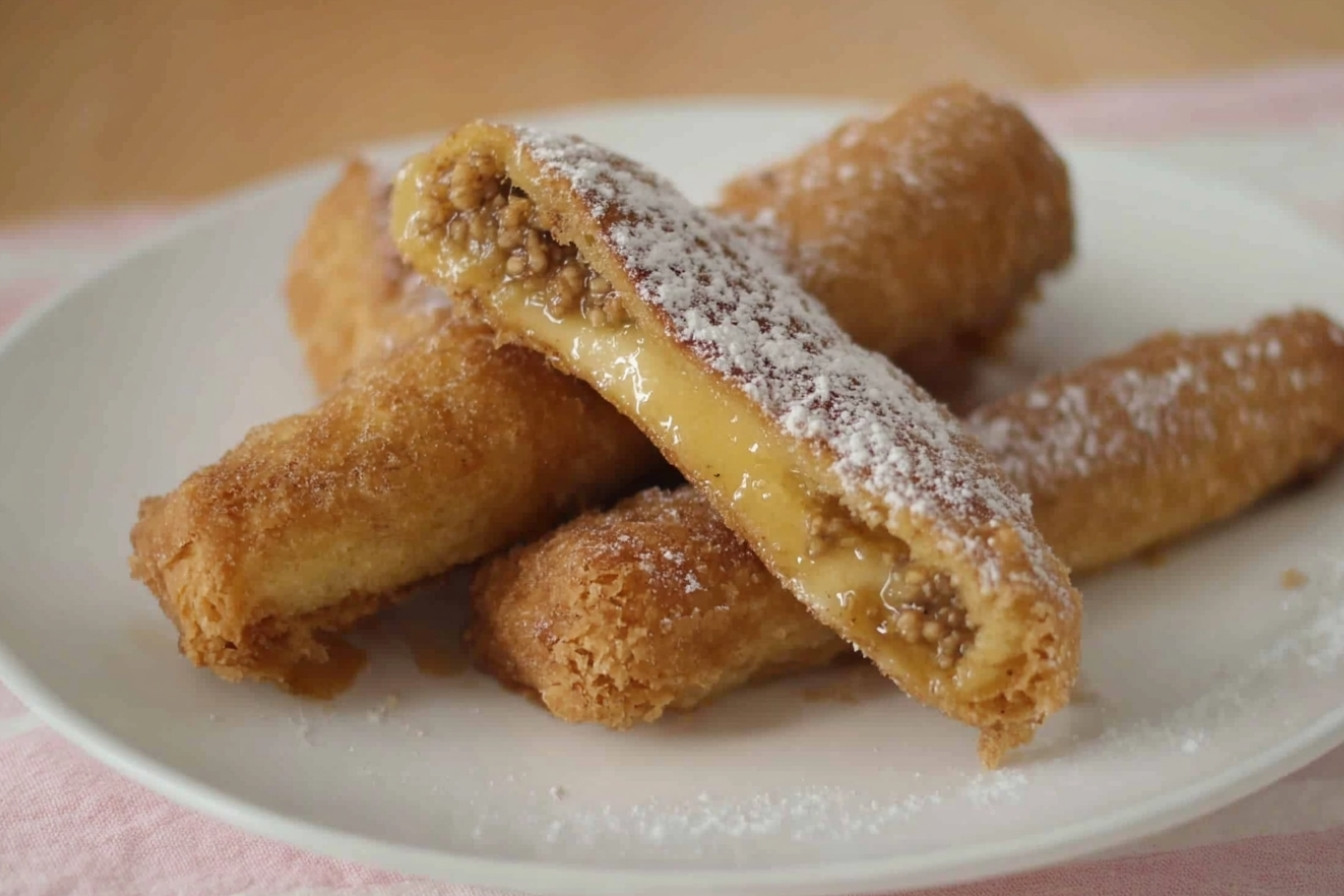 Casadielles asturiennes au chocolat