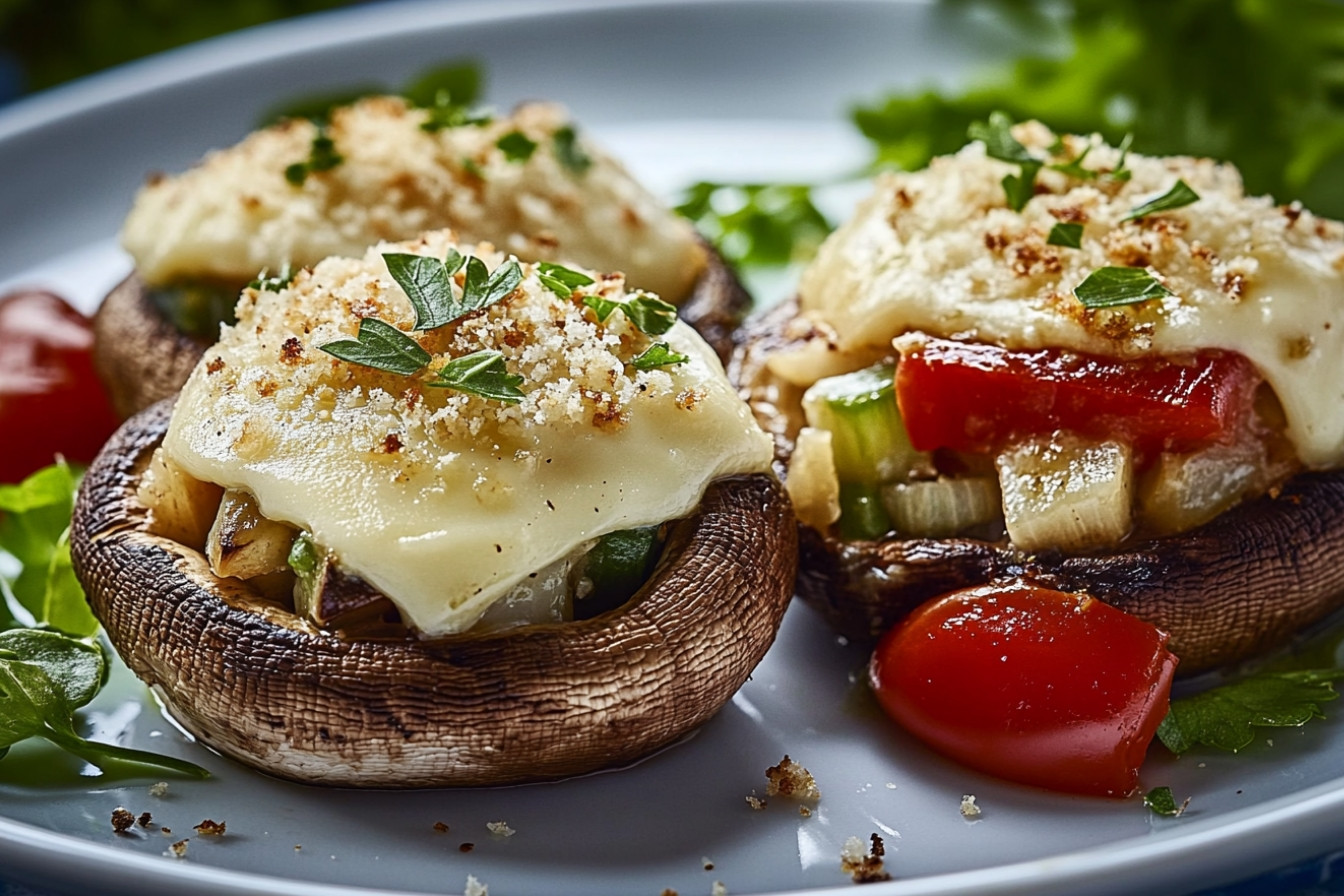 Champignons farcis au fromage
