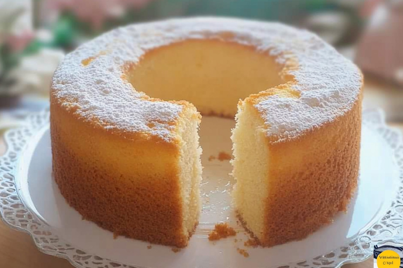 Chiffon cake à la vanille