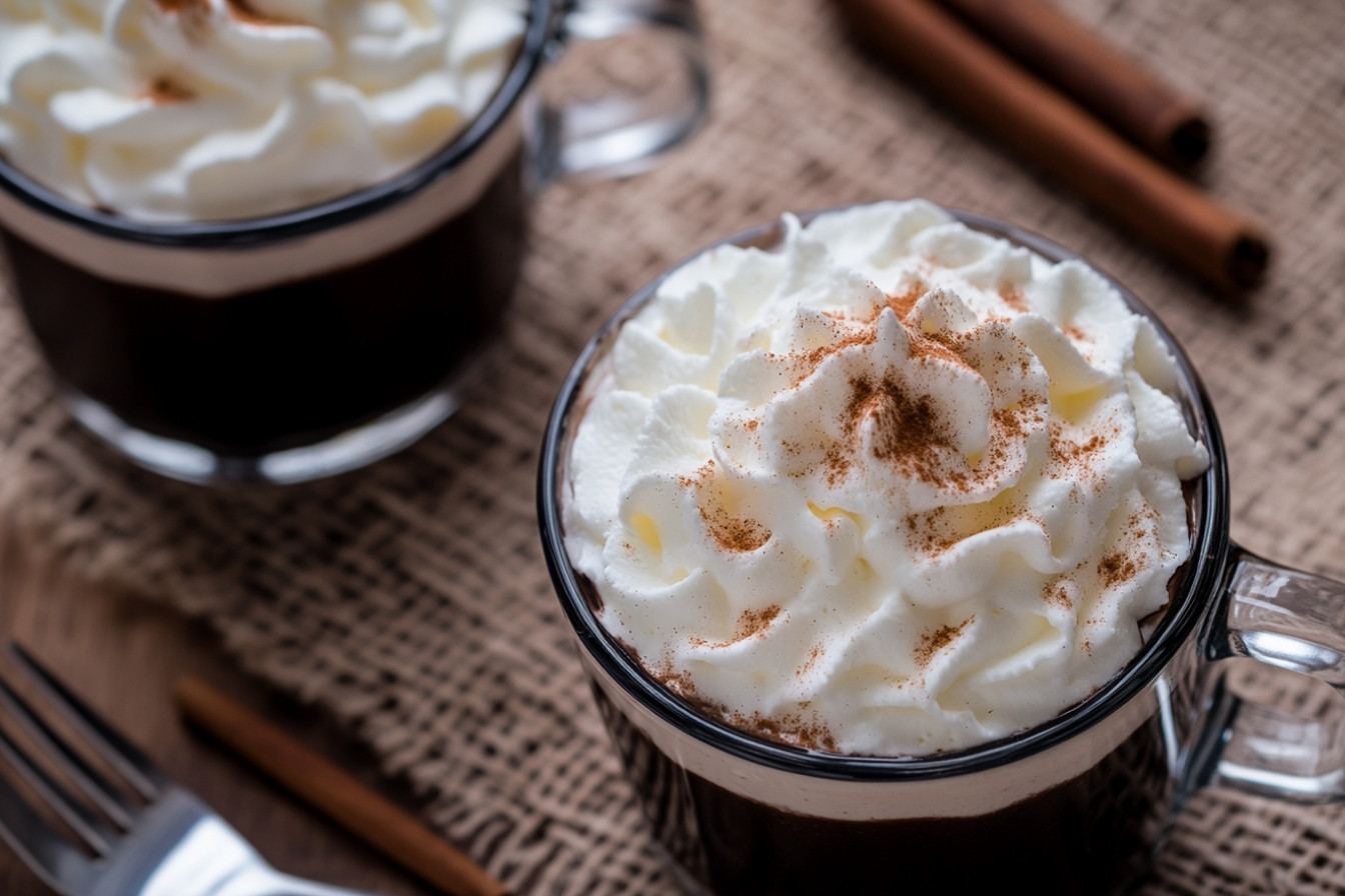 Chocolat suisse à la tasse