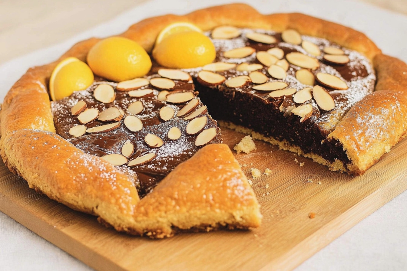 Coca de San Juan au chocolat