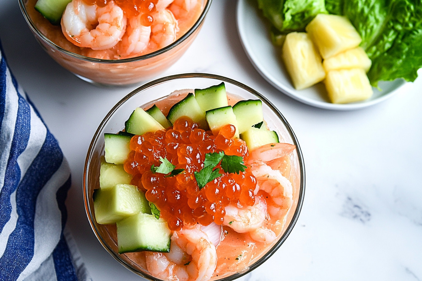 Cocktail de fruits de mer