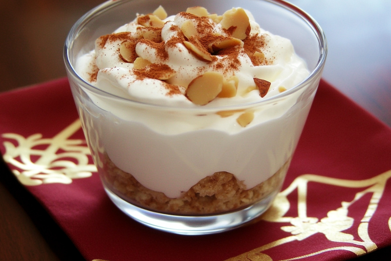 Copa de yogur au turron