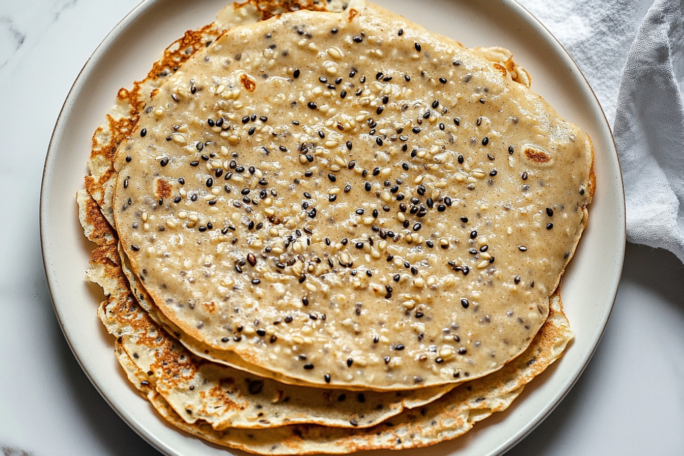 Crêpes d'avoine et graines