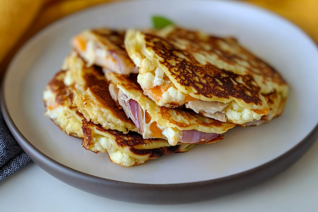 Crêpes de chou-fleur farcies