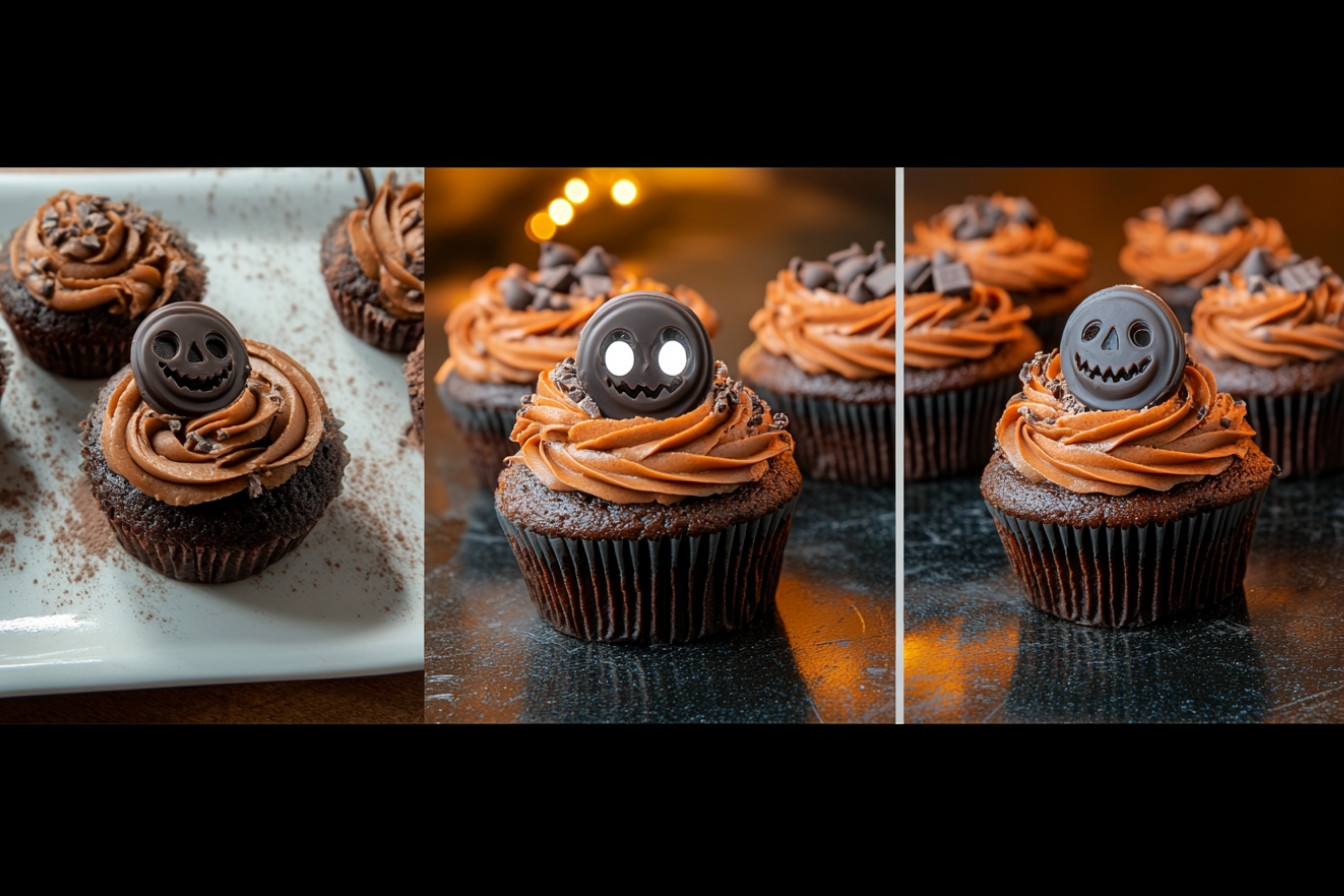 Cupcakes chocolat Halloween