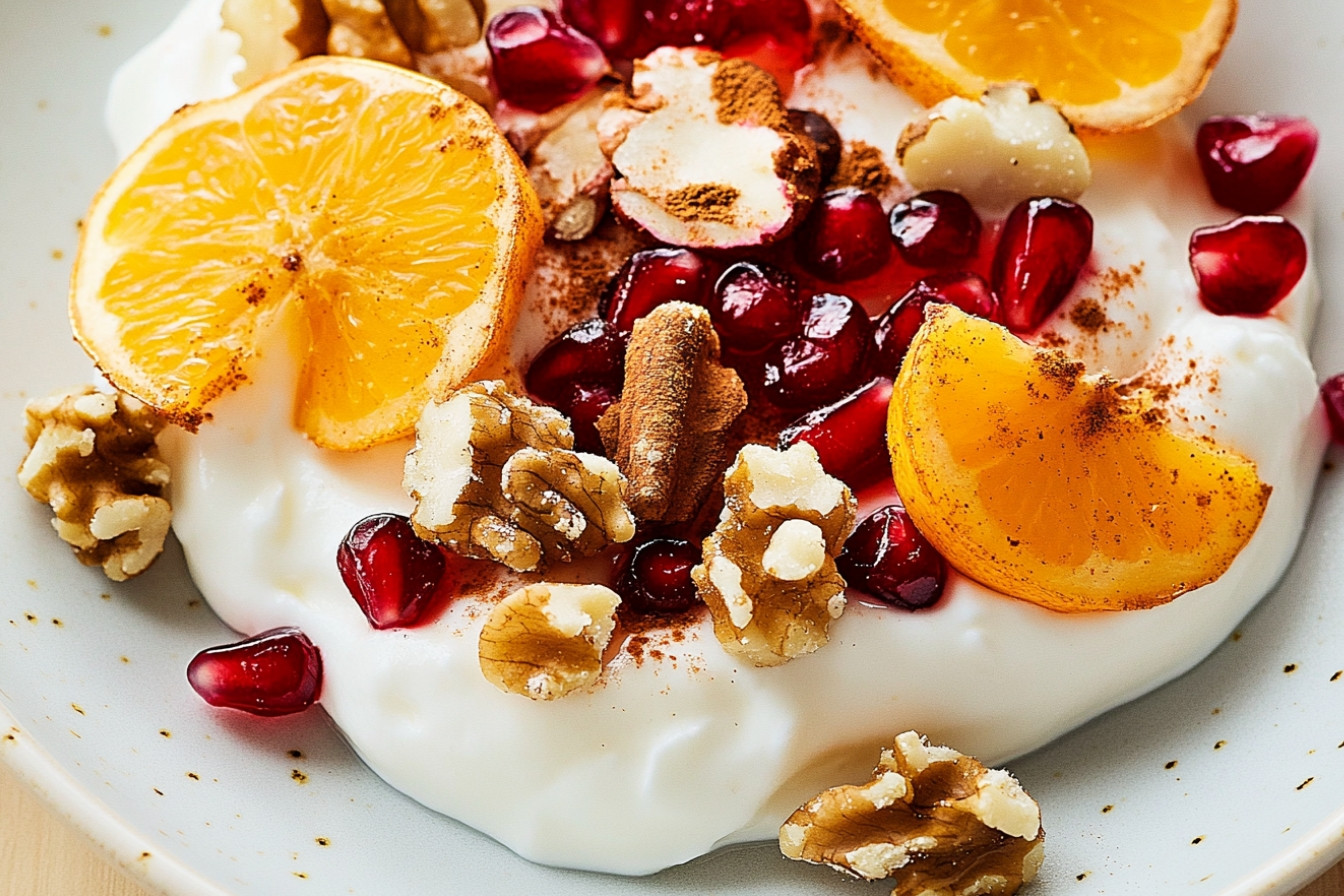 Dessert de yogourt aux fruits
