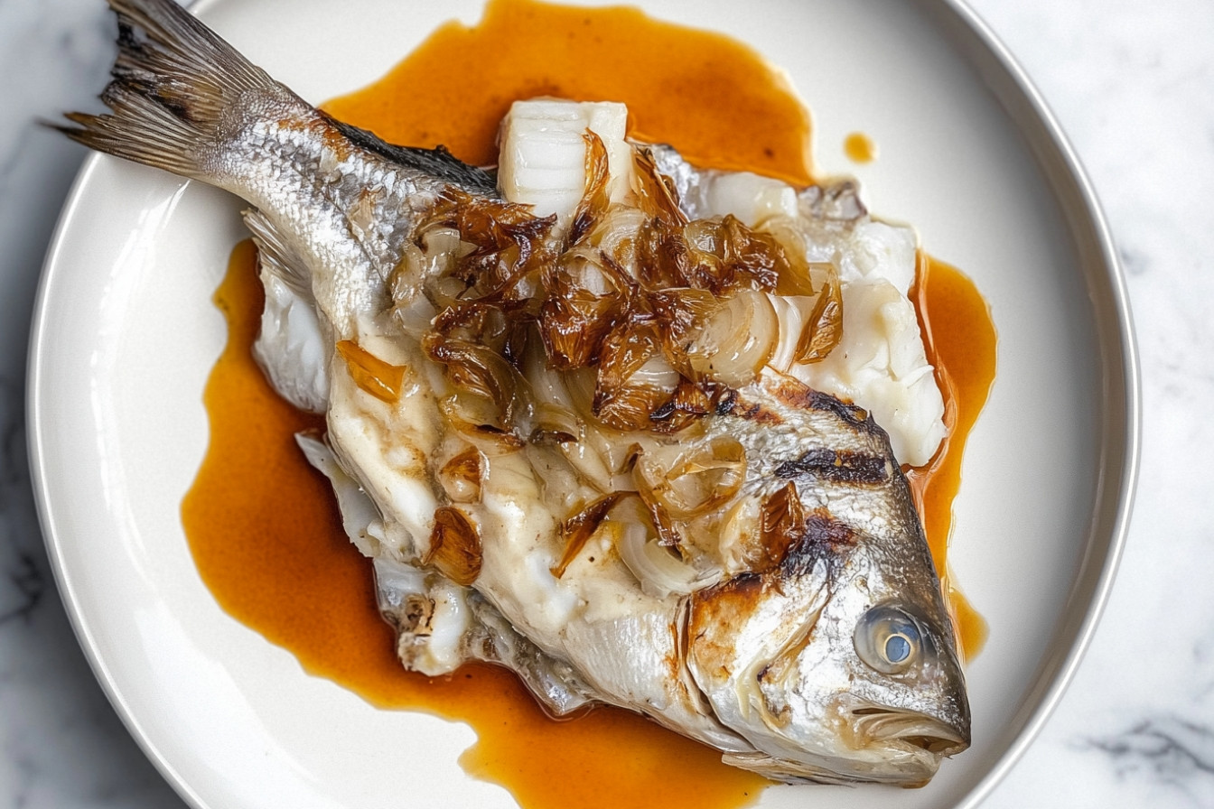 Dorada à la espalda refrito