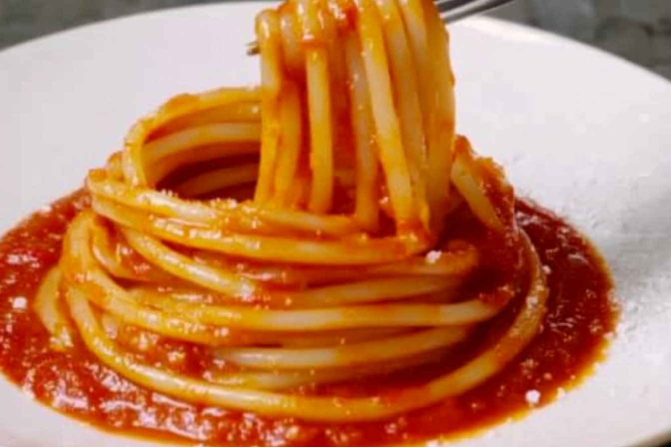 Espaghettis à la sauce Aglione