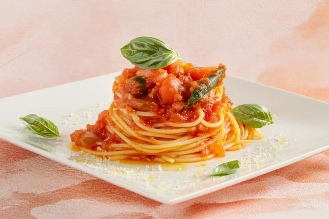 Espaguetis à la tomate