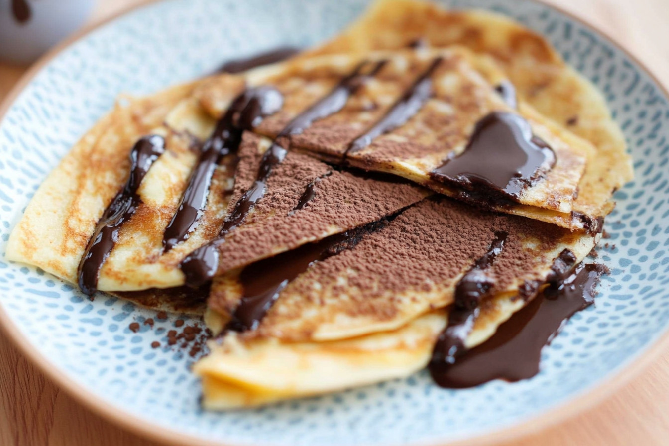 Filloas au chocolat