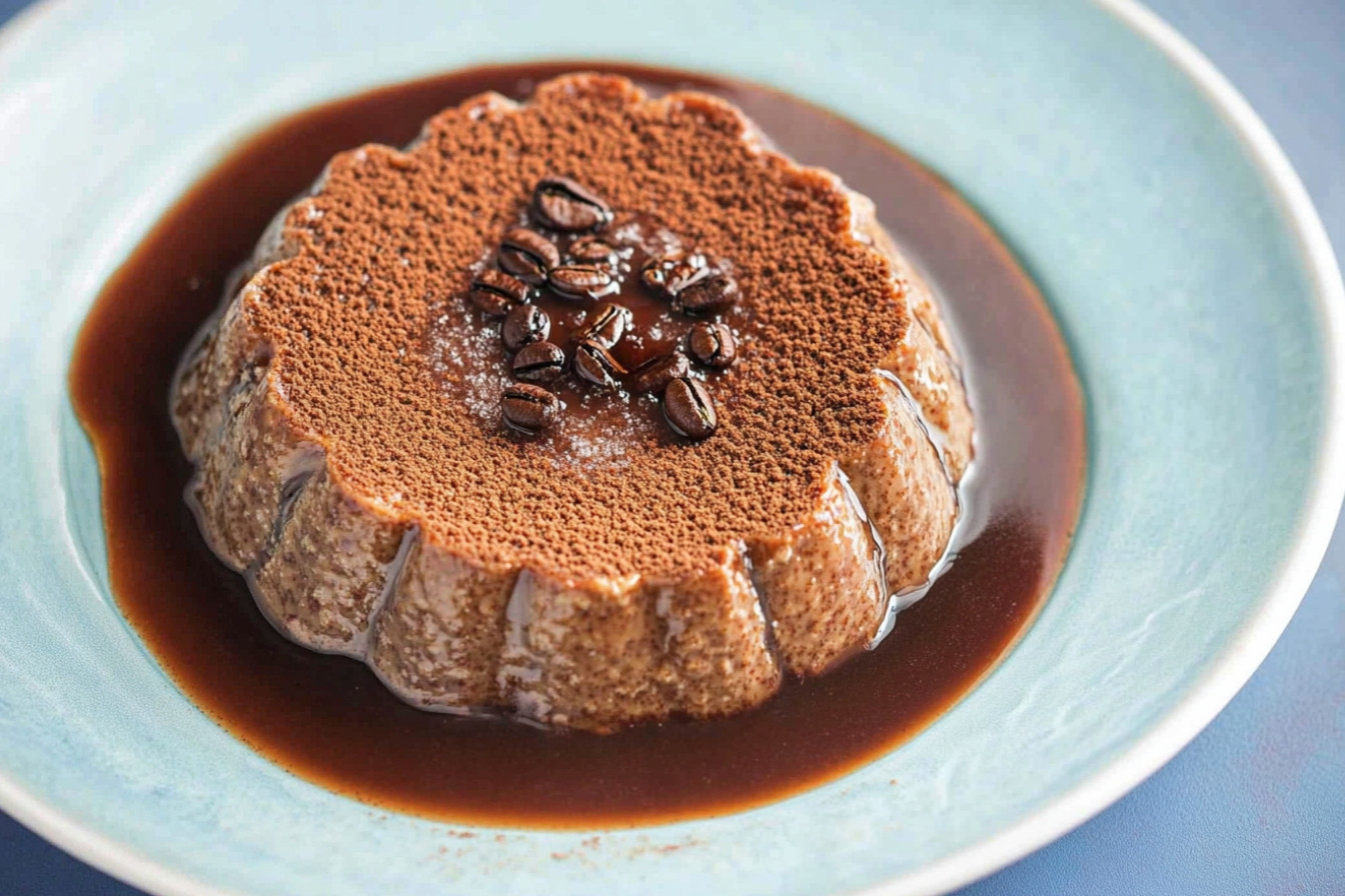 Flan au café