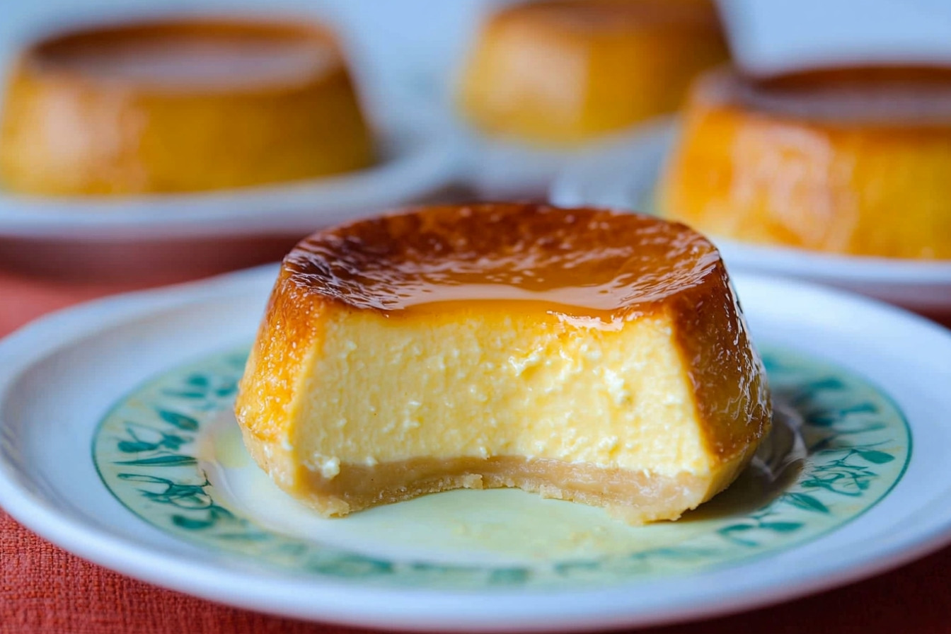 Flan de fromage crémeux