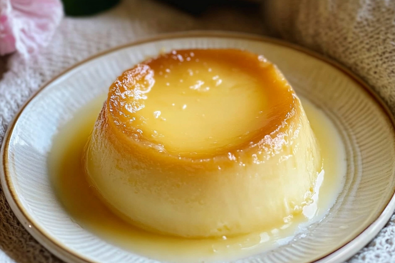 Flan de huevo à l'air fryer