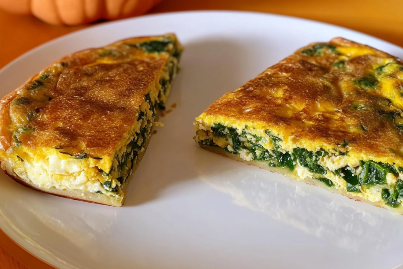 Frittata aux épinards et courge