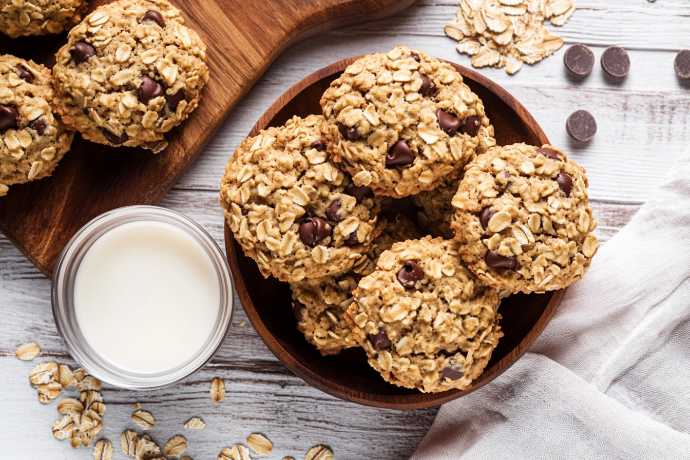 Galletas d'avenain chocolat