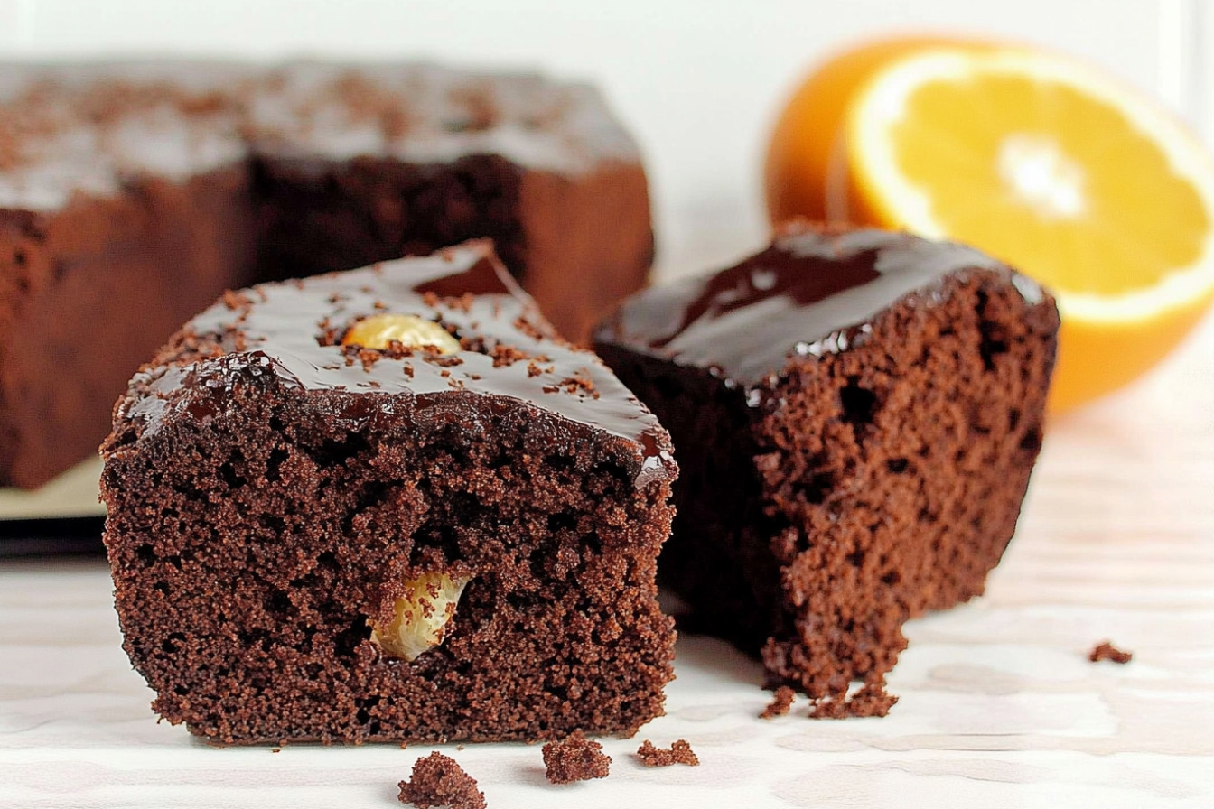 Gâteau au chocolat et orange