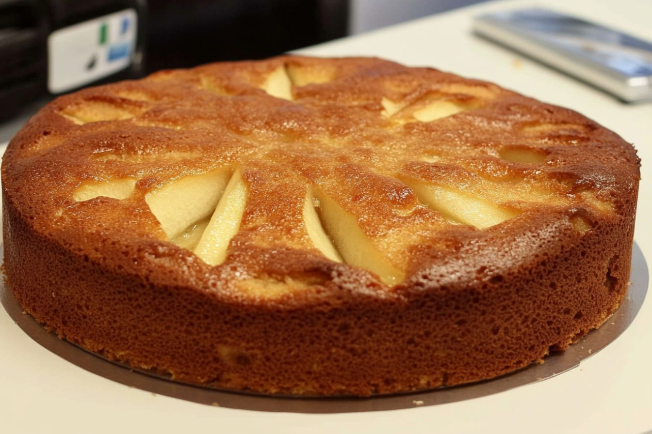 Gâteau aux poires moelleux