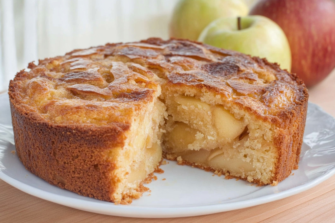 Gâteau aux pommes de Normandie