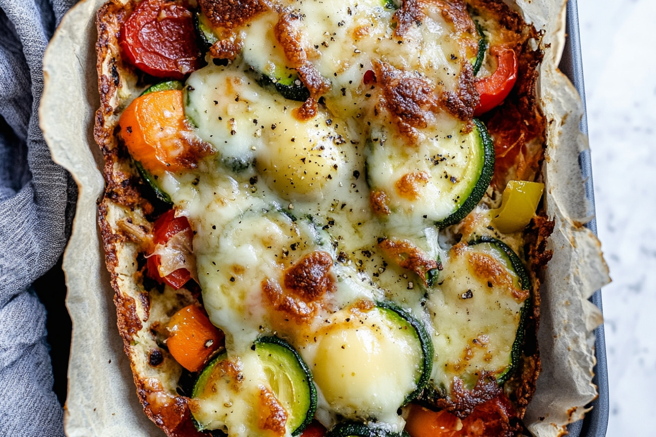 Gâteau de légumes à l'airfryer