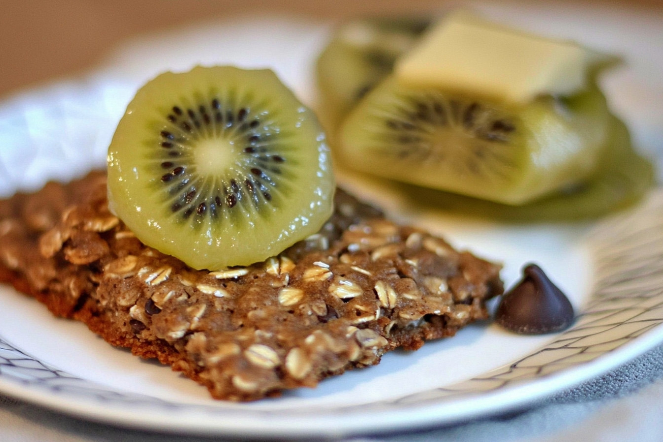 Gâteaux à l'avoine et kiwi