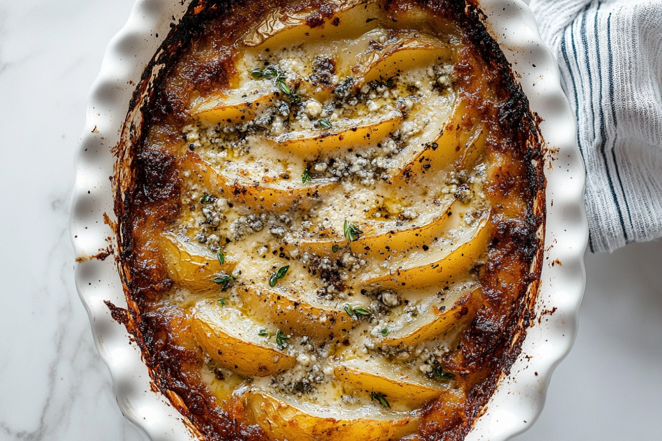 Gratin de pommes de terre gorgonzola