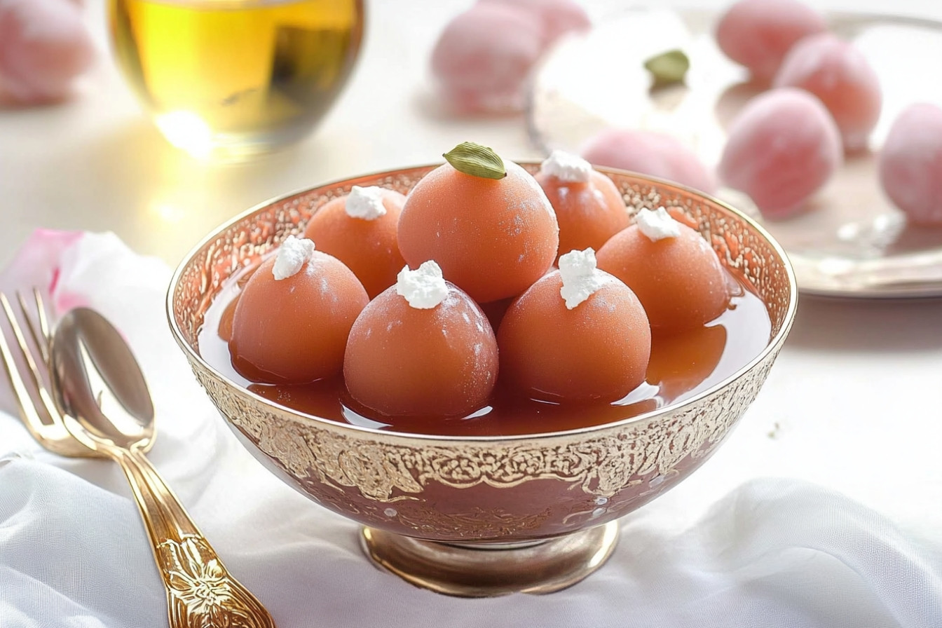 Gulab jamun indien en sirop