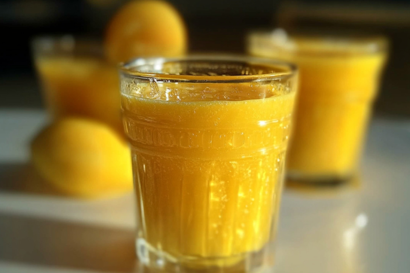 Jus de mangue et citron