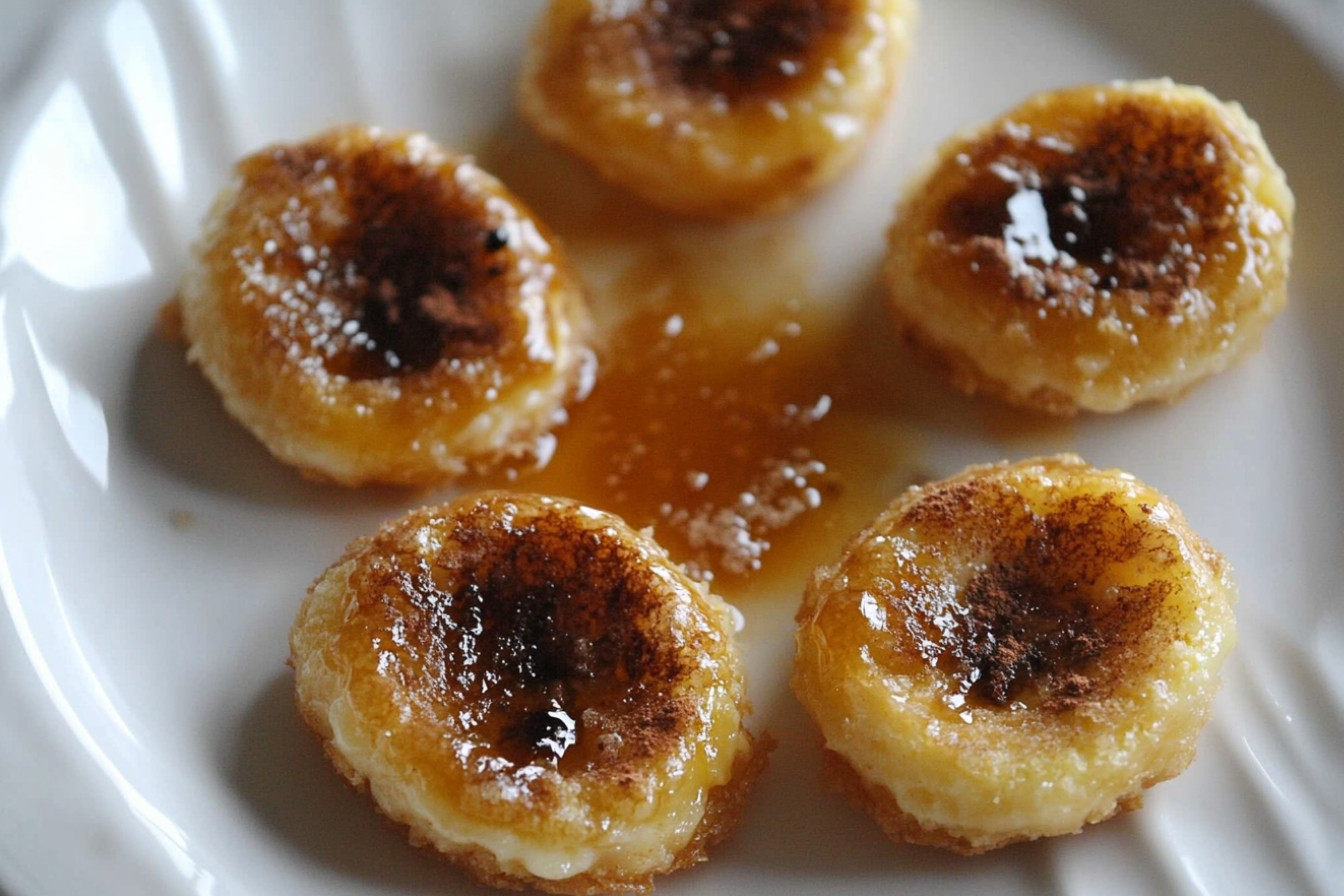 Leche frita caramélisée